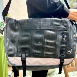 BRAND NEW! - Alchemy Goods Dravus Upcycled Messenger Bag - Vegan + Sustainable!